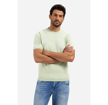 No Excess Pullover Short Sleeve Crew Neck Melange Green (31220293SN - 050)