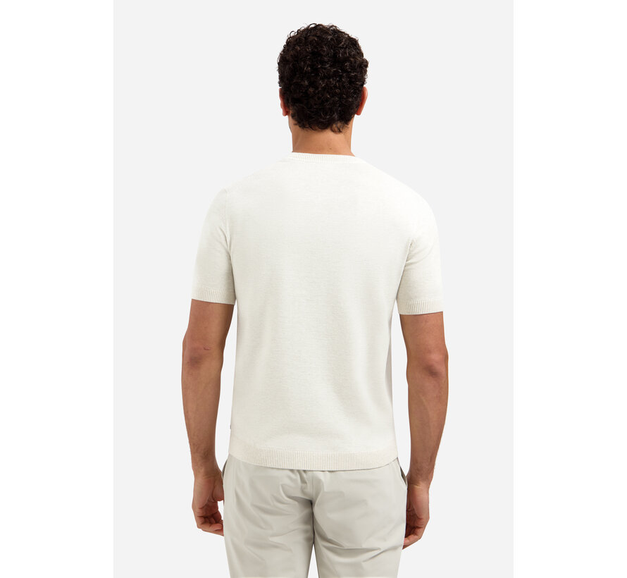 Pullover Short Sleeve Crew Neck Melange Kit (31220293SN - 108)