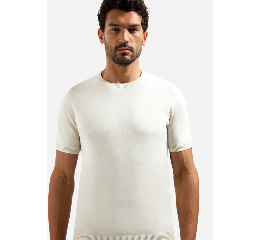 Pullover Short Sleeve Crew Neck Melange Kit (31220293SN - 108)