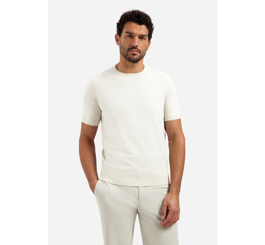 Pullover Short Sleeve Crew Neck Melange Kit (31220293SN - 108)