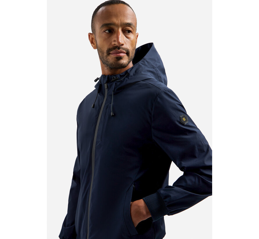 Jacket Short Fit Hooded Navy (31630216 - 014)
