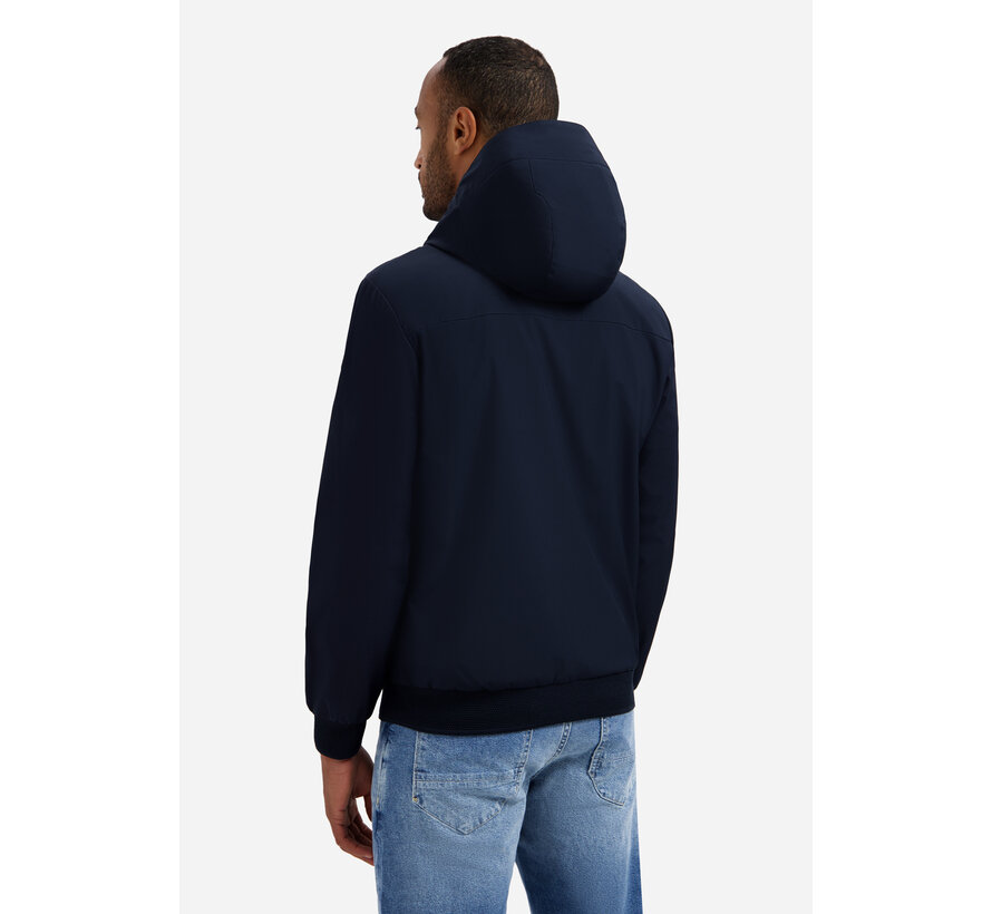 Jacket Short Fit Hooded Navy (31630216 - 014)