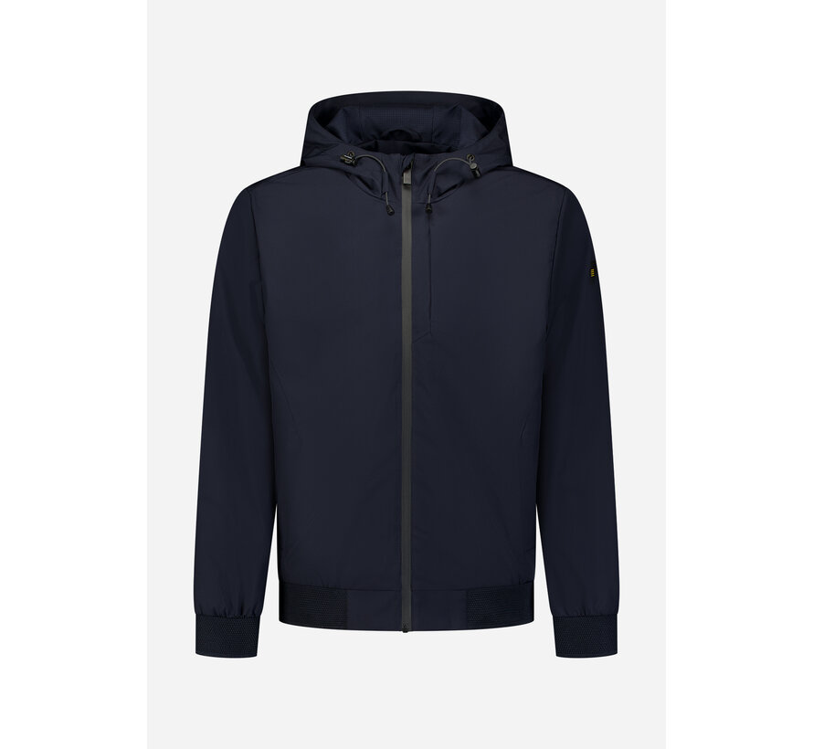 Jacket Short Fit Hooded Navy (31630216 - 014)