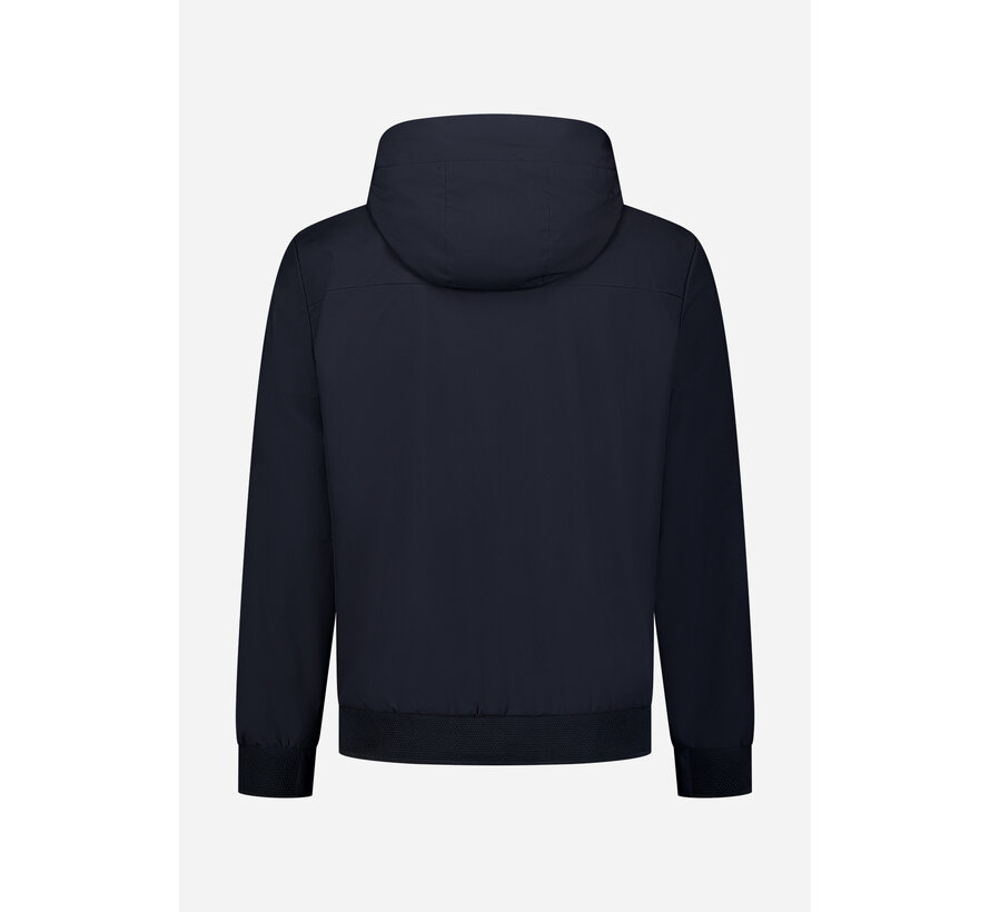 Jacket Short Fit Hooded Navy (31630216 - 014)