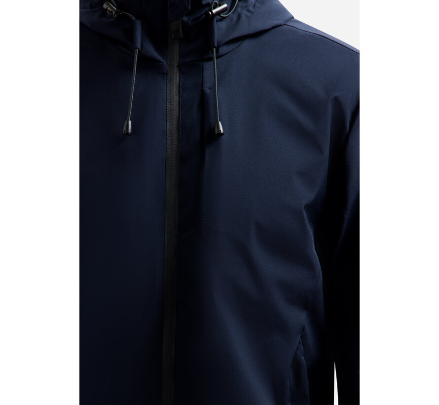 Jacket Short Fit Hooded Navy (31630216 - 014)