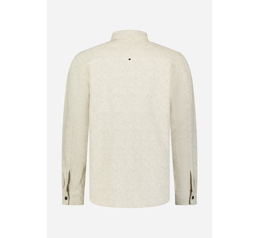 Overshirt Buttons Jacquard Desert (31530256 - 045)
