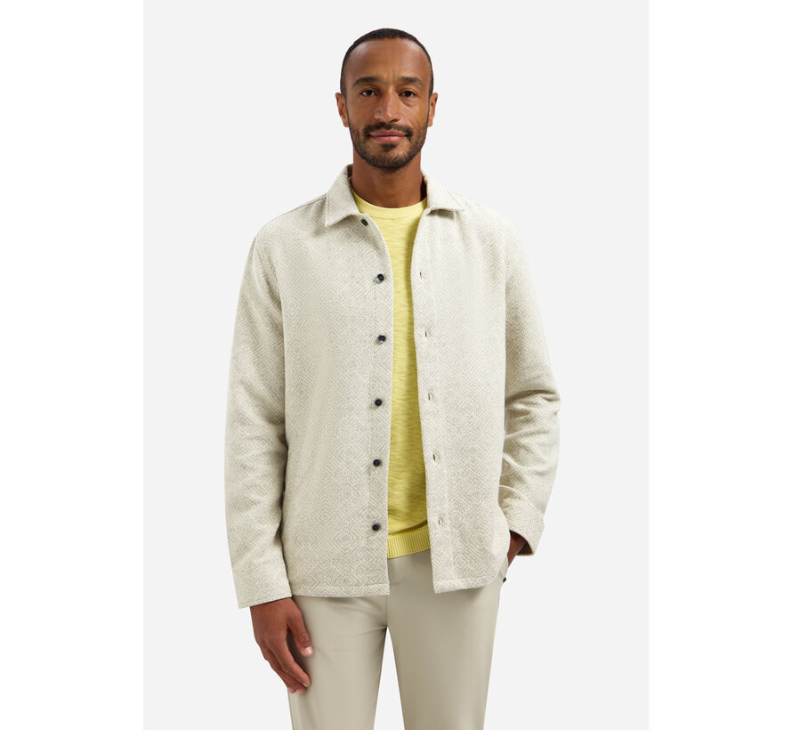 Overshirt Buttons Jacquard Desert (31530256 - 045)