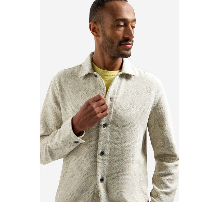 Overshirt Buttons Jacquard Desert (31530256 - 045)