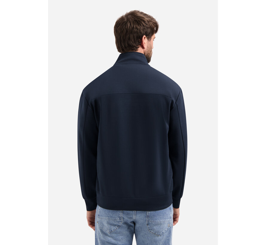 Sweater Half Zip Interlock Navy (31100103 - 078)