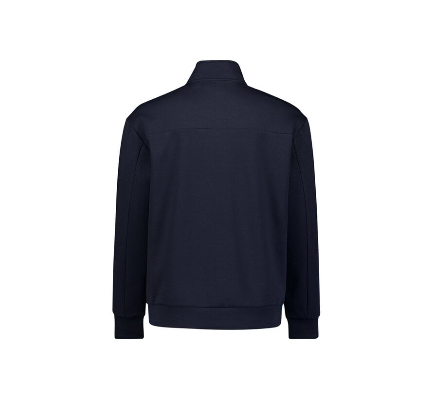 No Excess Sweater Half Zip Interlock Navy (31100103 - 078)