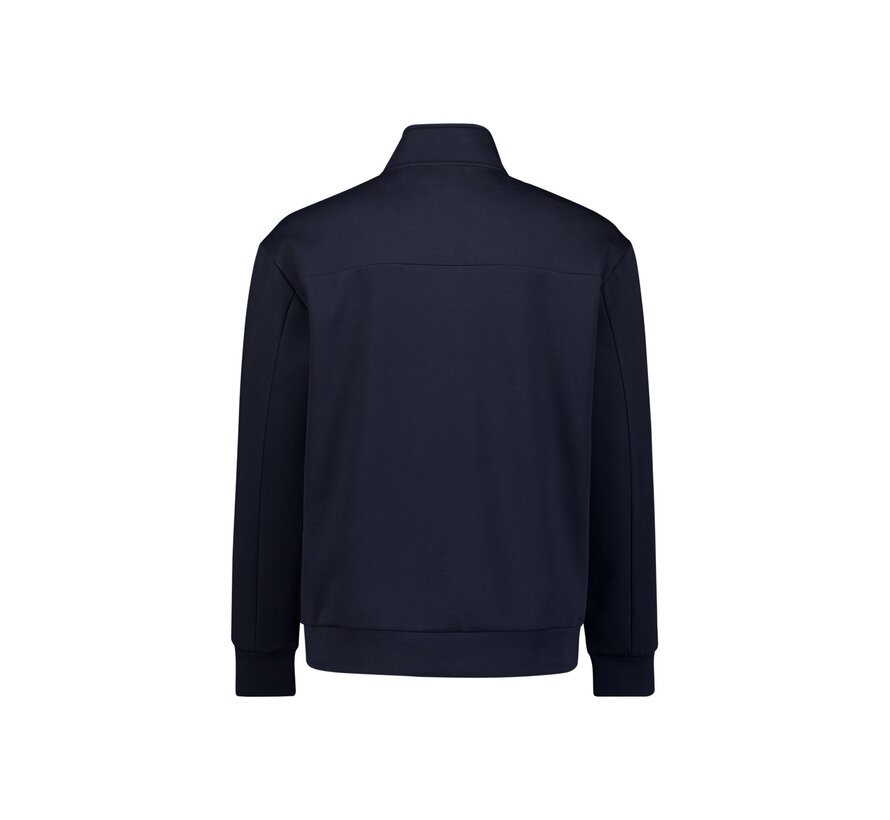 Sweater Half Zip Interlock Navy (31100103 - 078)