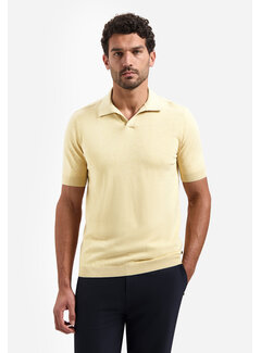 No Excess Pullover Short Sleeve V-Polo Melange Yellow (31220292SN - 070)