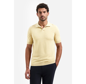 No Excess Pullover Short Sleeve V-Polo Melange Yellow (31220292SN - 070)