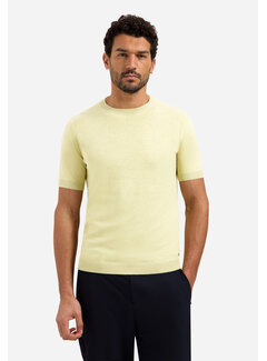 No Excess Pullover Short Sleeve Crew Neck Melange Yellow (31220293SN - 070)