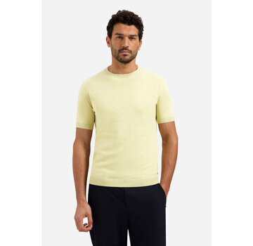 No Excess Pullover Short Sleeve Crew Neck Melange Yellow (31220293SN - 070)