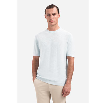 No Excess Pullover Short Sleeve Crew Neck Slub Sky (31240262SN - 134)
