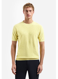 No Excess Pullover Short Sleeve Crew Neck Slub Yellow (31240262SN - 070)