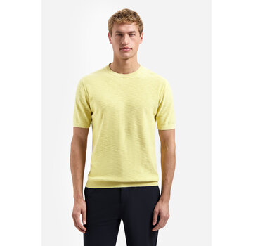 No Excess Pullover Short Sleeve Crew Neck Slub Yellow (31240262SN - 070)