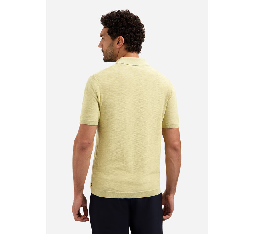Polo Pullover Short Sleeve Slub Yellow (31240263SN - 070)