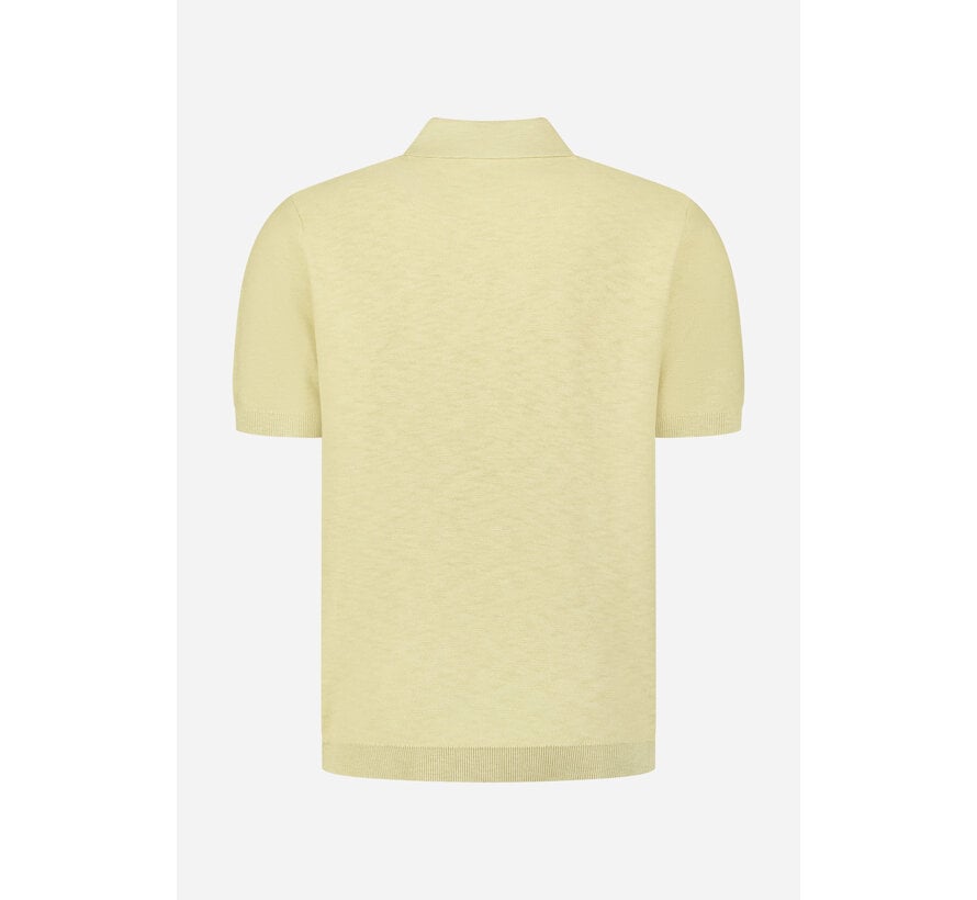 No Excess Polo Pullover Short Sleeve Slub Yellow (31240263SN - 070)