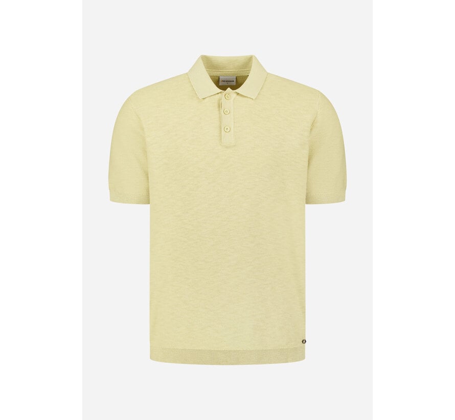 No Excess Polo Pullover Short Sleeve Slub Yellow (31240263SN - 070)