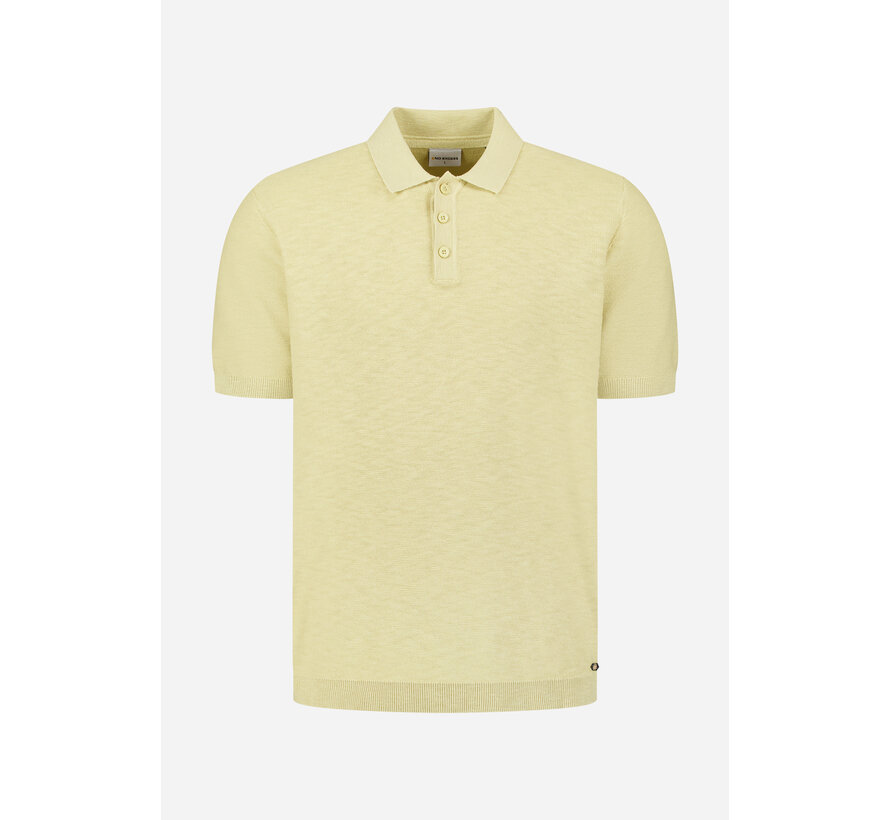 Polo Pullover Short Sleeve Slub Yellow (31240263SN - 070)