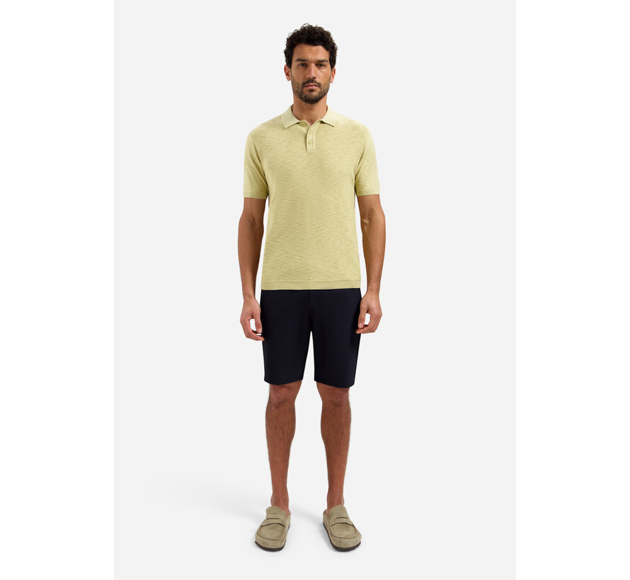 Polo Pullover Short Sleeve Slub Yellow (31240263SN - 070)