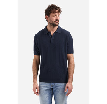 No Excess Polo Pullover Short Sleeve Slub Navy (31240263SN - 078)