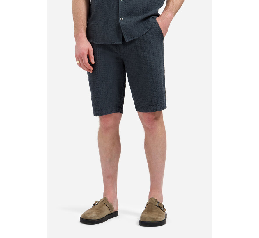 Short Chino Jacquard Uni Dark Steel (318190322 - 124)