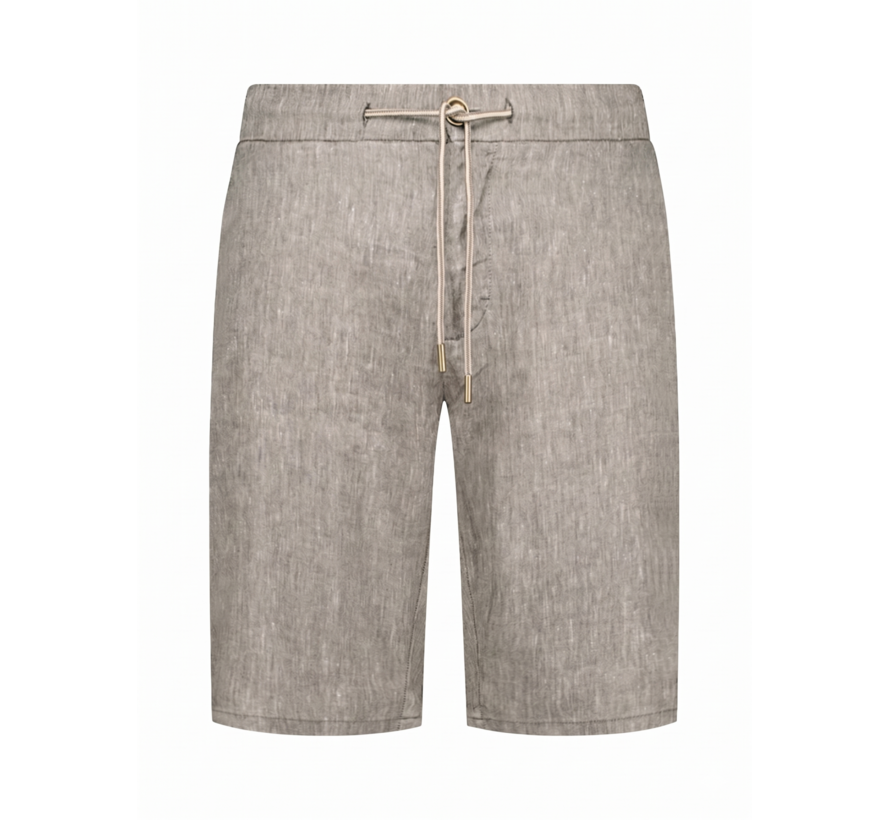 Short Chino With Linen Taupe (318190311 - 044)