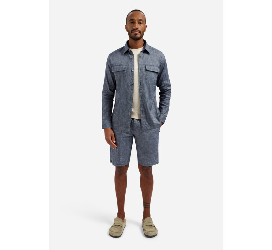 Short Chino With Linen Night (318190311 - 078)