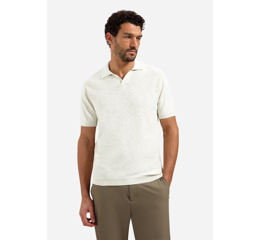 Pullover Short Sleeve V-Polo Slub Kit (31240266SN - 013)