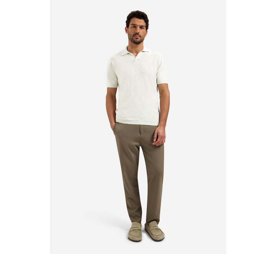 Pullover Short Sleeve V-Polo Slub Kit (31240266SN - 013)
