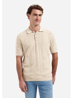 No Excess No Excess Pullover Short Sleeve Polo Relief Desert (31240272 - 045)