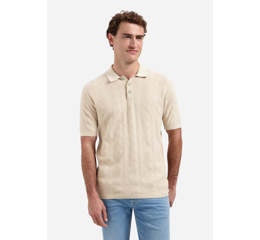 Pullover Short Sleeve Polo Relief Desert (31240272 - 045)