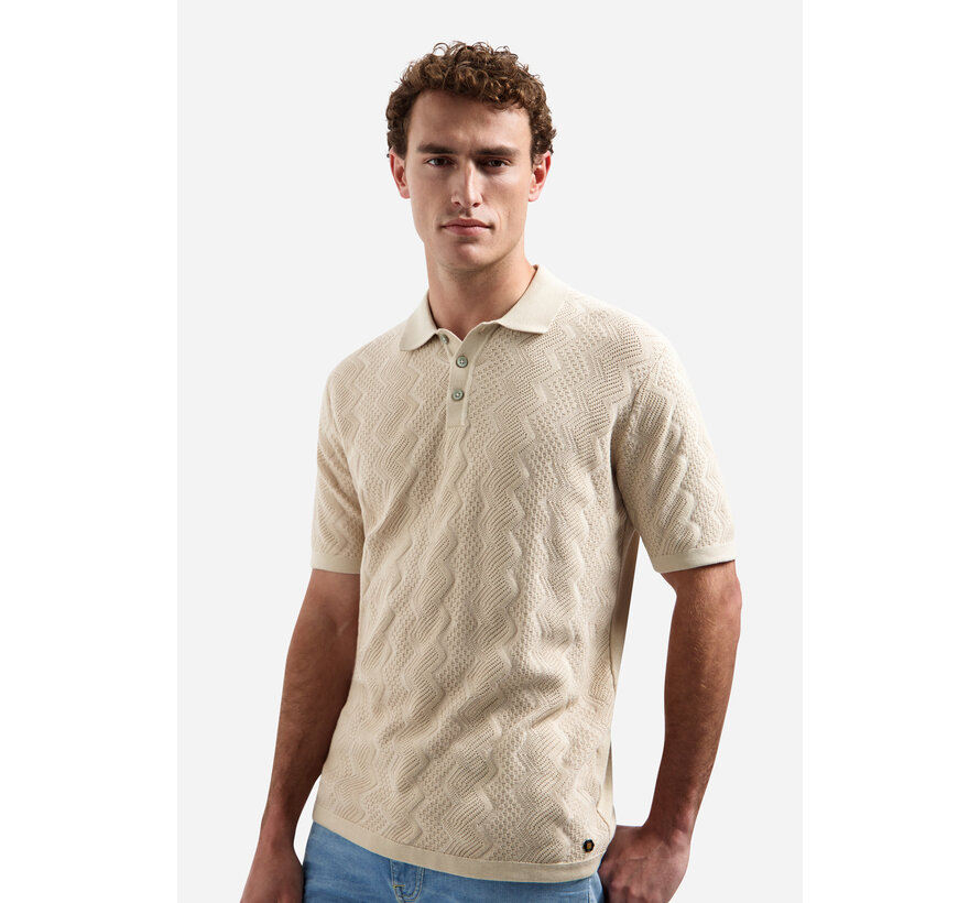 Pullover Short Sleeve Polo Relief Desert (31240272 - 045)