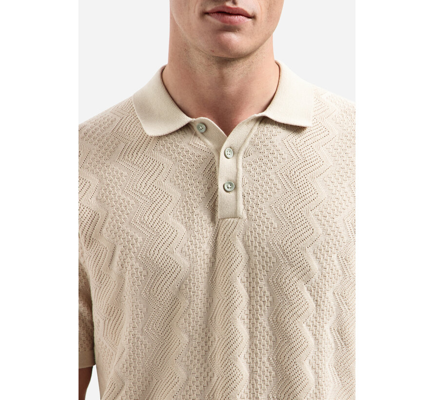 Pullover Short Sleeve Polo Relief Desert (31240272 - 045)