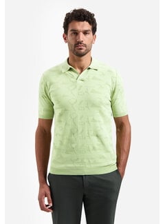 No Excess No Excess Pullover Short Sleeve Polo Jacquard Green (31240351 - 050)