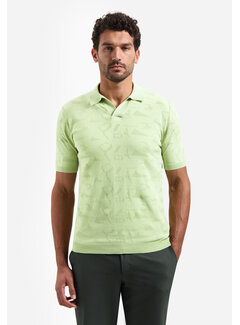 No Excess Pullover Short Sleeve Polo Jacquard Green (31240351 - 050)