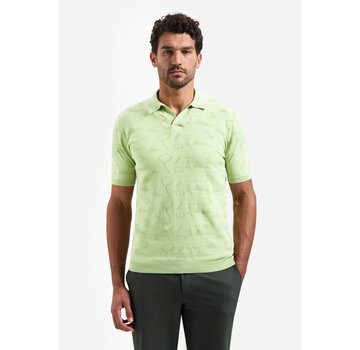 No Excess Pullover Short Sleeve Polo Jacquard Green (31240351 - 050)