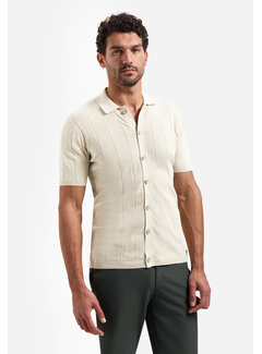 No Excess Pullover Short Sleeve Full Button Polo Desert (31240371 - 045)