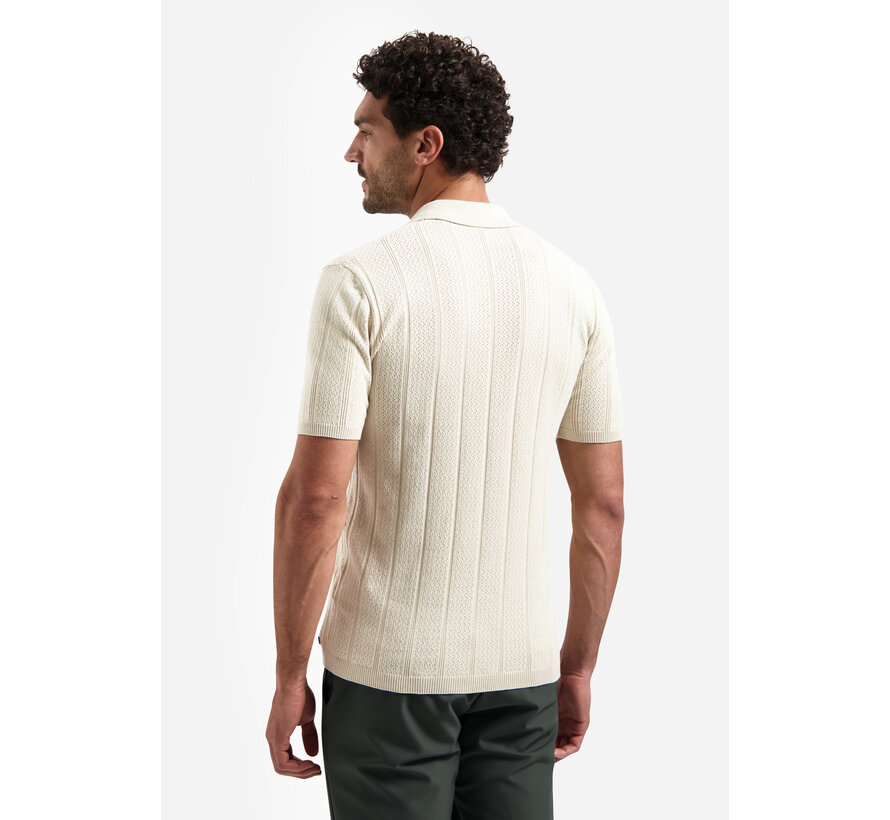 Pullover Short Sleeve Full Button Polo Desert (31240371 - 045)