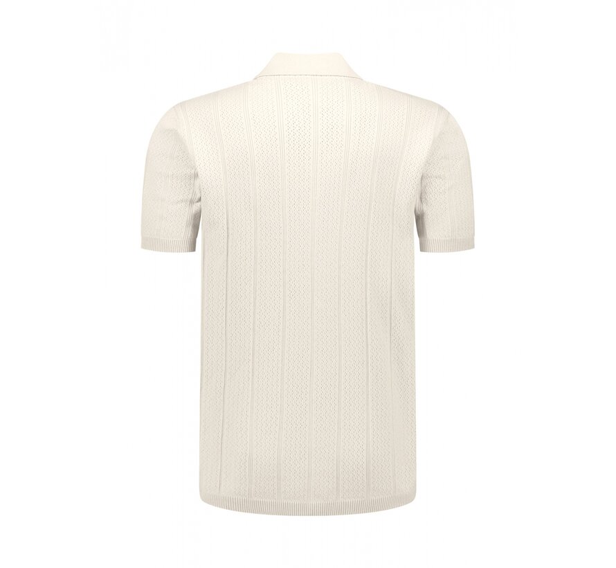Pullover Short Sleeve Full Button Polo Desert (31240371 - 045)