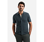 Pullover Short Sleeve Full Button Polo Dark Steel (31240371 - 124)