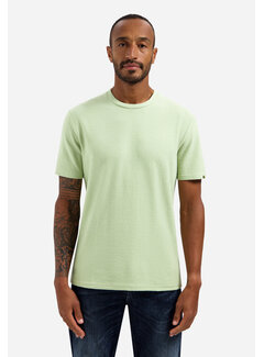 No Excess T-Shirt Crewneck Solid Jacquard Green (31320230SN - 050)
