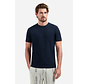 T-Shirt Crewneck Solid Jacquard Night Navy (31320230SN - 078)