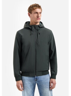 No Excess Jacket Short Fit Hooded Dark Steel (31630216 - 124)