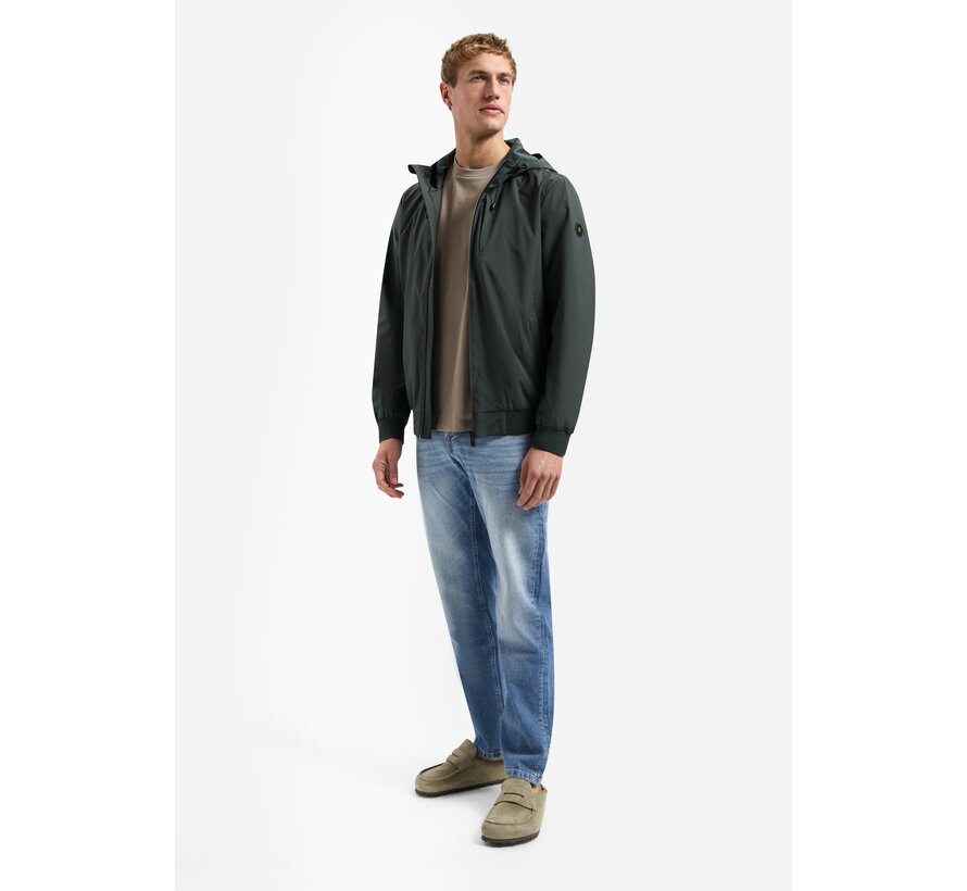 Jacket Short Fit Hooded Dark Steel (31630216 - 124)