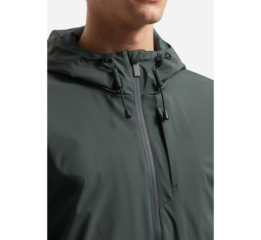 Jacket Short Fit Hooded Dark Steel (31630216 - 124)