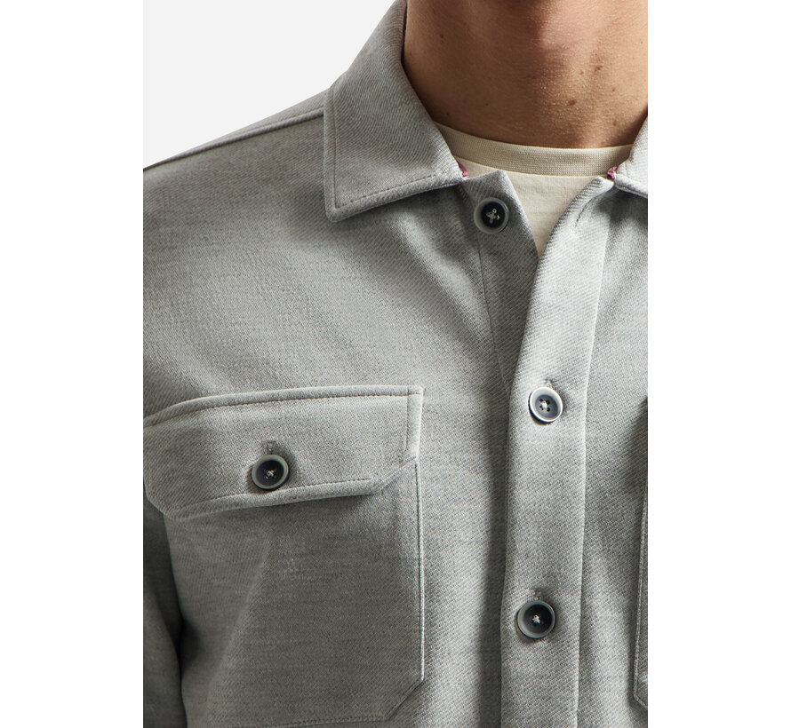 Overshirt Jersey Twill Grey Mel. (31580144 - 102)